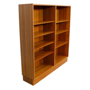 54.5″ Danish Modern Teak Bookcase