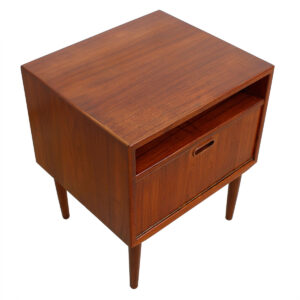 Teak Danish Modern Accent Table – Night Stand by Falster