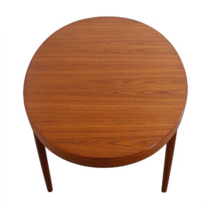 Harry Ostergaard for A/S Randers Expanding Oval Teak Table + PROTECTIVE PADS