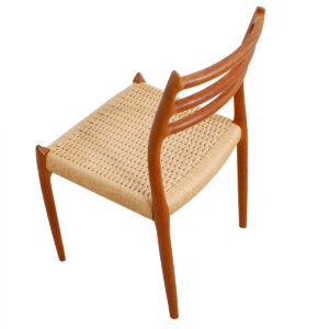 Set of 6 Danish Teak Niels Moller #78 Dining Chairs