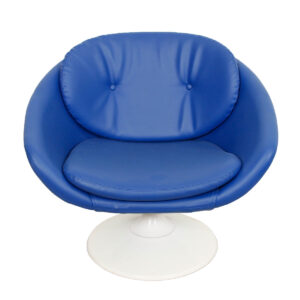 Blue 60’s Overman Swedish Pod Swivel Chair