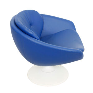 Blue 60’s Overman Swedish Pod Swivel Chair