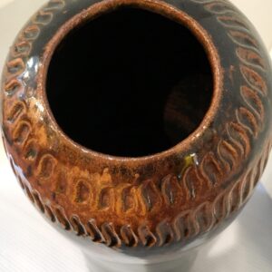 Tall Organic Form Artisan Pottery Vase