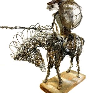 Don Quixote Wire Sculpture