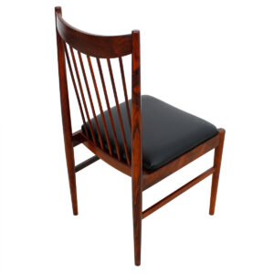 Rare Set 6 (2 Arm + 4 Side) Arne Vodder – Helge Sibast Rosewood Dining Chairs