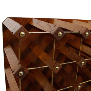 Large Vintage 56 Bottle Wine Rack / Storage