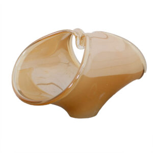 Murano Art Glass Free Form Basket