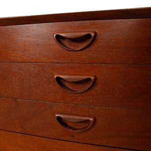 Rare Solid Teak Sideboard / Credenza by Peter Hvidt for Søborg Møbler