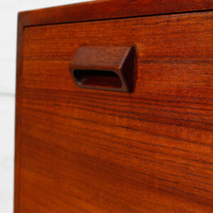Danish Modern Teak Drop Front Secretary / Desk