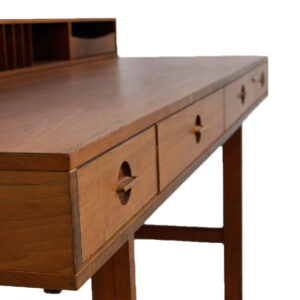 Lovig ‘Flip-Top’ Danish Modern Walnut Partner’s Desk