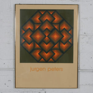 Mid Century Jurgen Peters Poster