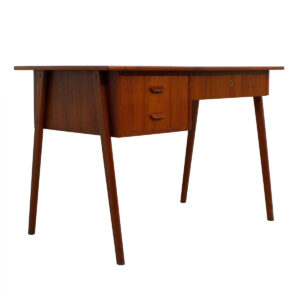 Petite Danish Modern Teak Writing Desk