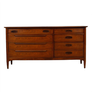 Heritage Walnut Dresser / Credenza with Burled Accents