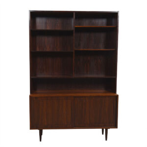 Danish Modern Rosewood Display Cabinet / Bookcase