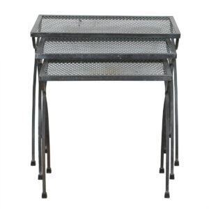 Salterini Patio Set of 3 Nesting Tables