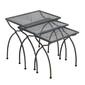Salterini Patio Set of 3 Nesting Tables