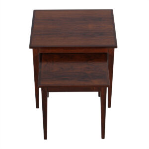 Pair of Danish Rosewood Nesting Tables