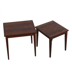 Pair of Danish Rosewood Nesting Tables