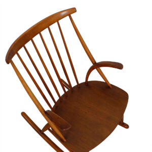Illum Wikkelsø Modern Rocker by N. Eilersen, Denmark