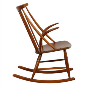 Illum Wikkelsø Modern Rocker by N. Eilersen, Denmark