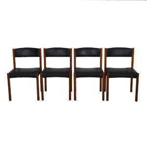 Set of 4 Danish Modern Teak Dining Chairs