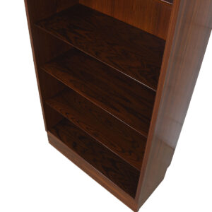 Slim & Tall Danish Modern Rosewood Adjustable Bookcase