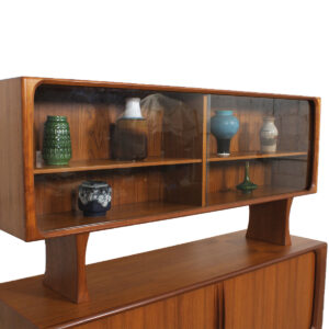 Danish Modern Bernhard Pedersen & Son Teak Sideboard w/ Top
