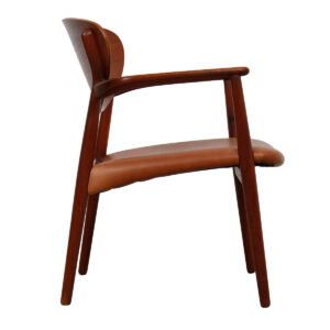 Georg Jensen Teak & Leather Arm Chair (1965)