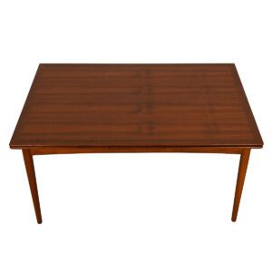 Koefoeds Hornslett Mid-Sized Danish Teak Expanding Dining Table