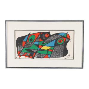 Joan Miro Print of Abstract Birds