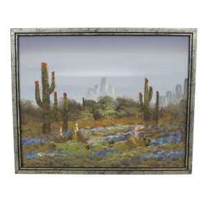 Original Painting of the Desert with Cacti