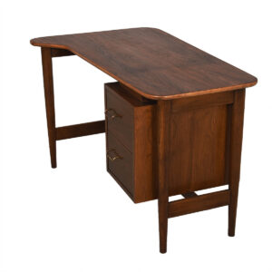 Mid Century Modern ‘Biomorphic’ Shaped Walnut Desk