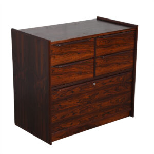 Danish Modern Rosewood Filing Credenza / Cabinet