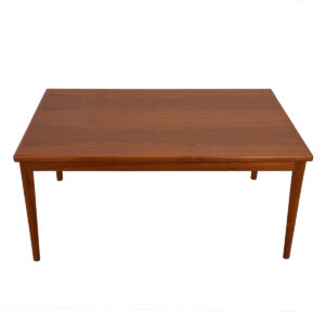 Mid-Sized to Large Danish Modern Teak Expanding Dining Table