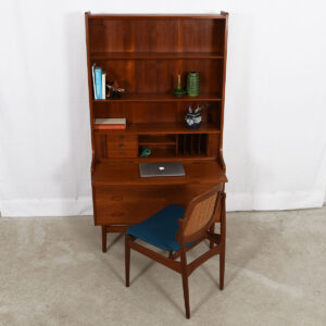 Danish Modern Teak Display / Bookcase / Secretary