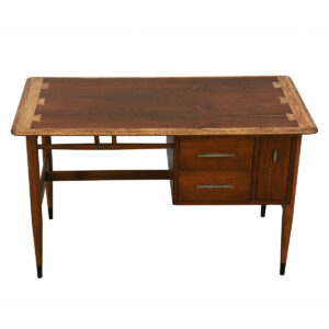 Compact Lane Acclaim Mid Century Desk w/ Vertical File Drawer