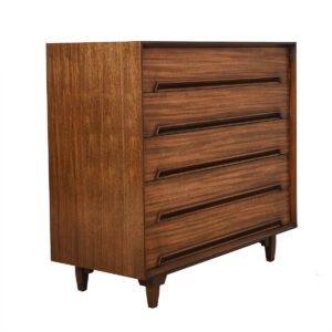 Milo Baughman Primavera Wood – Tall & Wide Dresser