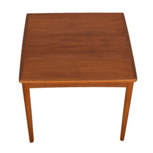 Petite Game / Dining Danish Teak Expanding Square Table