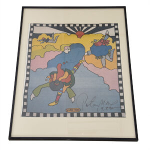 Vintage Signed Print/Poster by Peter Max