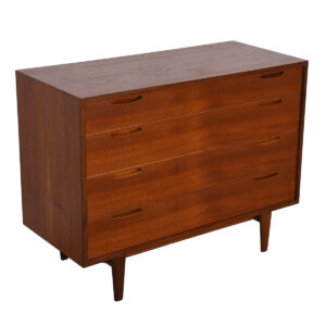 His & Hers / His & His / Hers & Hers – Compact Danish Kofod-Larsen Teak 4 Drawer Chest