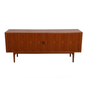 Sibast Danish Teak 74″ Tambour Door Sideboard / Room Divider