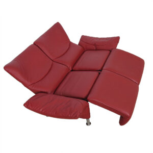 De Sede Leather Reclining Loveseat / Lounger