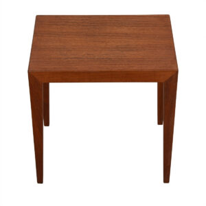 Slim & Sleek Danish Petite Teak Accent Table