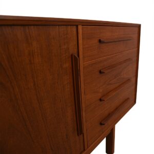 Slim Danish Modern Teak Sideboard / Credenza