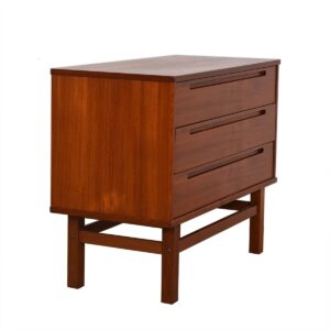 Torring Danish Modern Teak 3-Drawer Chest / Night Stand