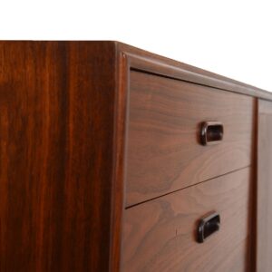 MCM Walnut Gentleman’s Chest / Dresser w/ Graduated Drawers