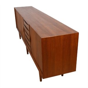 Arne Vodder Model 29 – Danish Teak 97″ Tambour Door Sideboard / Room Divider