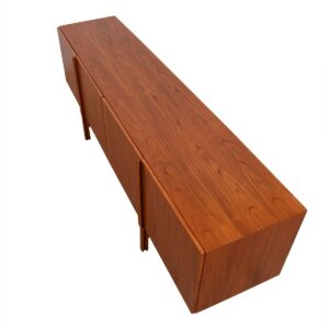 Long Danish Modern Teak Sideboard / Room Divider