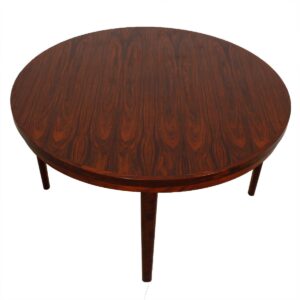 Lotus ‘Flip-Flap’ Danish Rosewood Expanding Dining Table by Dyrlund