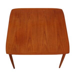 Raised Lip Edge Accent / End Table by Grete Jalk in Teak